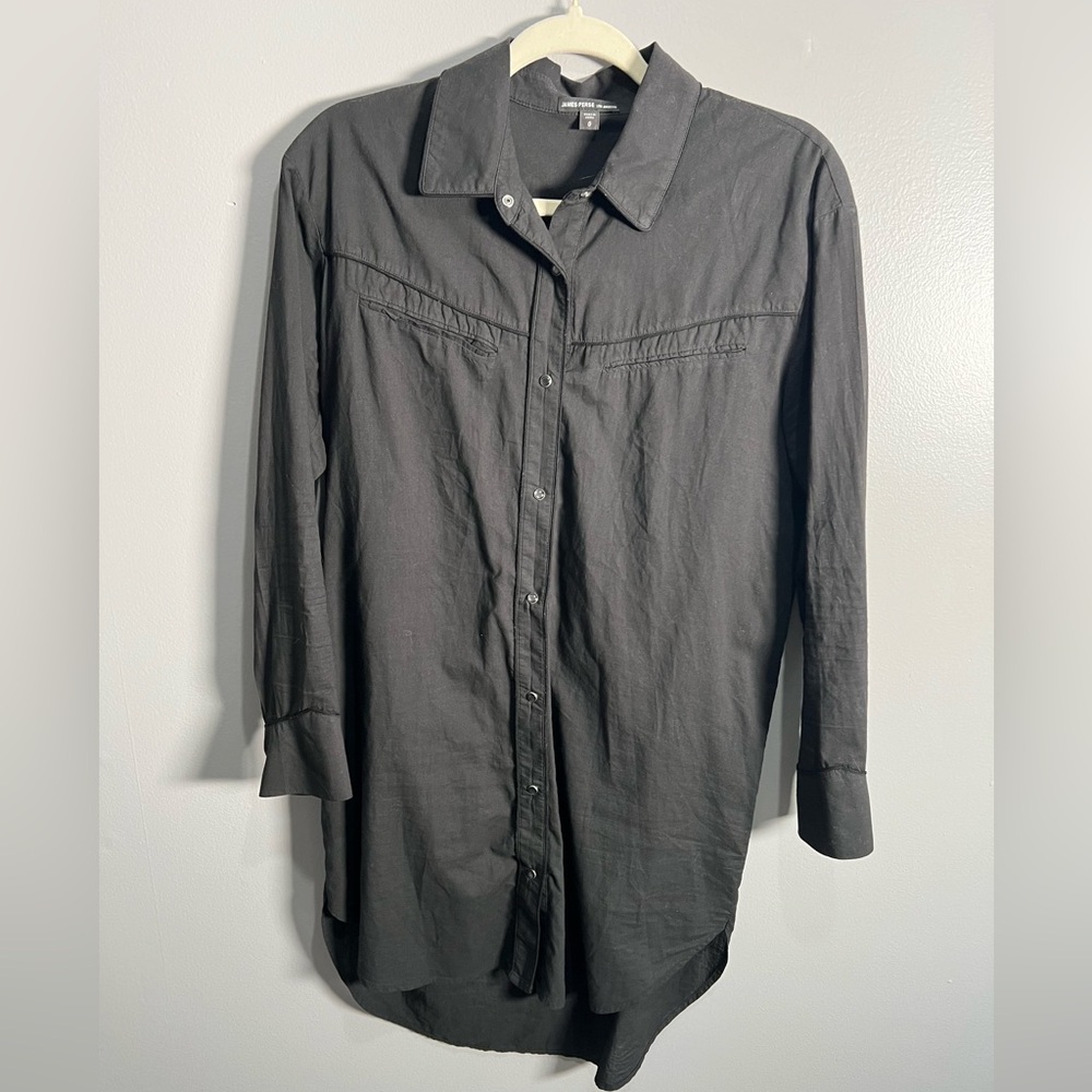 James Perse Black‎ Button top/Dress 0